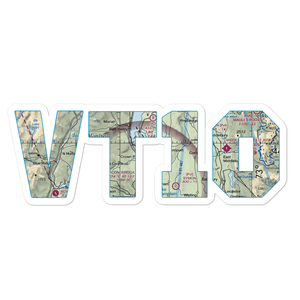 Manning Personal Airstrip (VT10) VFR Sectional Sticker