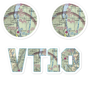 Manning Personal Airstrip (VT10) VFR Sectional Sticker Pack