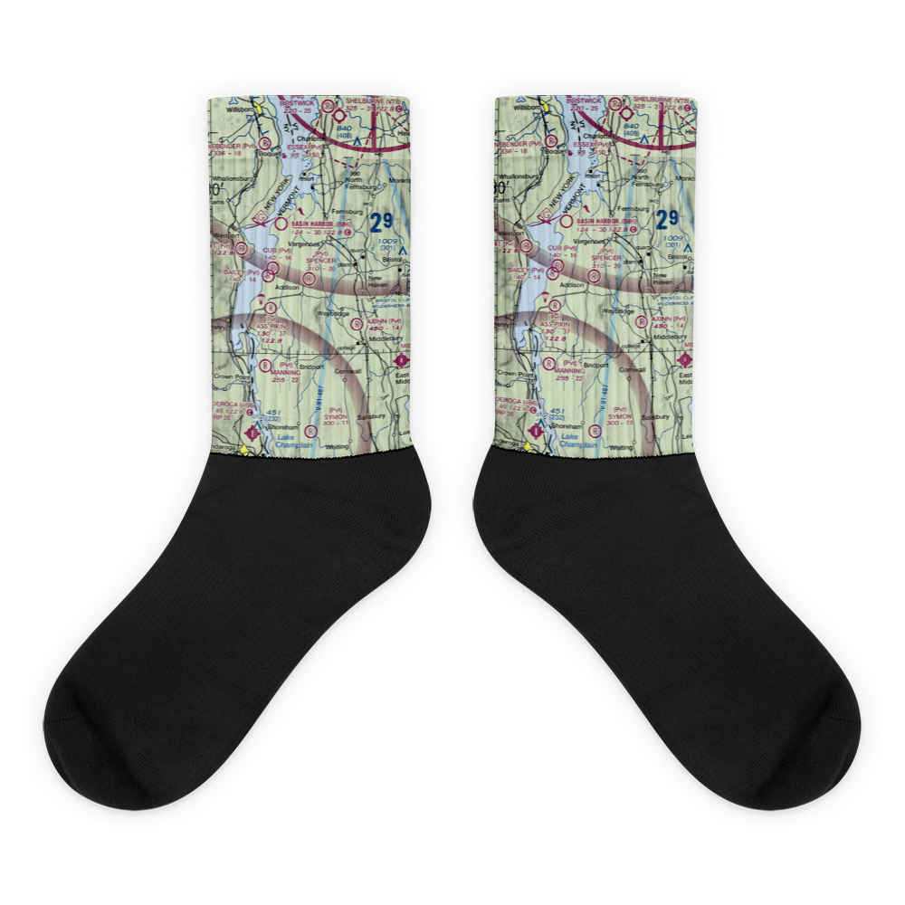 Spencer Airport (VT09) VFR Sectional Socks 
