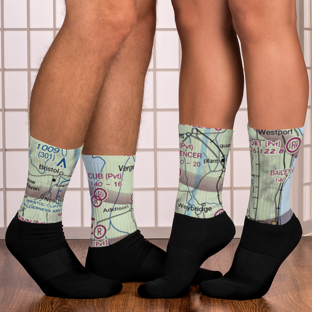 Spencer Airport (VT09) VFR Sectional Socks 