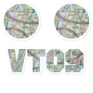 Spencer Airport (VT09) VFR Sectional Sticker Pack