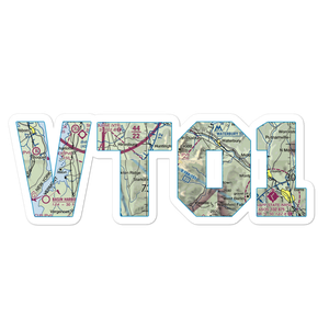 Teal Farm Airport (VT01) VFR Sectional Sticker