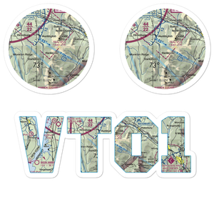 Teal Farm Airport (VT01) VFR Sectional Sticker Pack