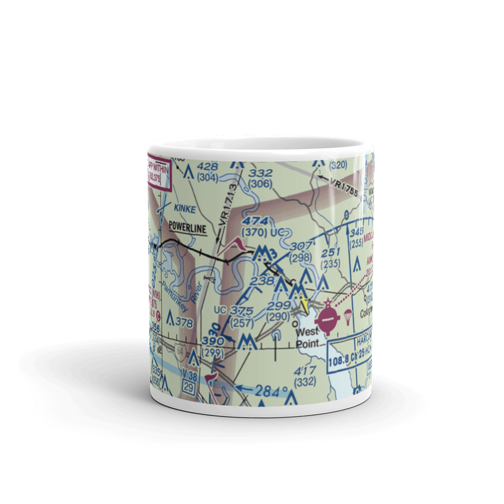Lee Field (VG64) VFR Sectional  Mug 