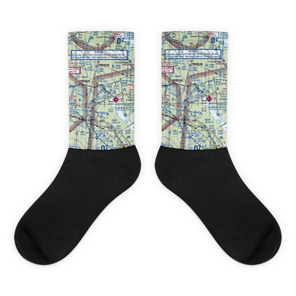 Lee Field (VG64) VFR Sectional Socks 