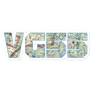 Woodstock Airport (VG55) VFR Sectional Sticker