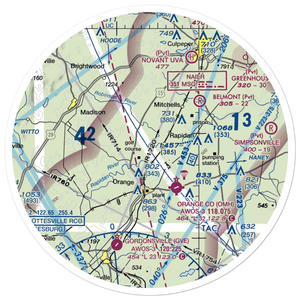 Arrowpoint Airport (VG43) VFR Sectional Sticker (30 mile)