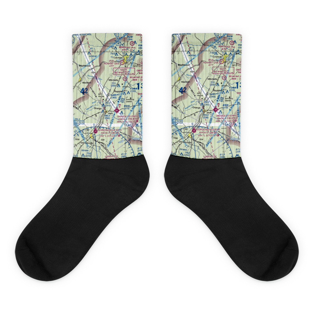 Arrowpoint Airport (VG43) VFR Sectional Socks 