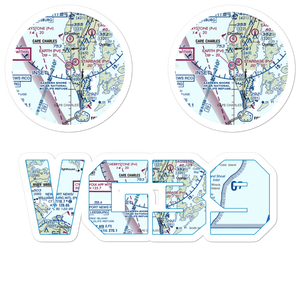 Earth Airport (VG39) VFR Sectional Sticker Pack