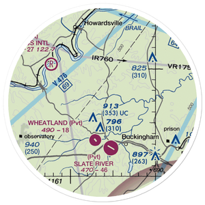 Eastview Airport (VG32) VFR Sectional Sticker (20 mile)