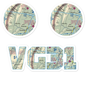 Sager Field (VG31) VFR Sectional Sticker Pack