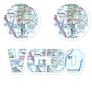 Scott Farm Strip (VG30) VFR Sectional Sticker Pack