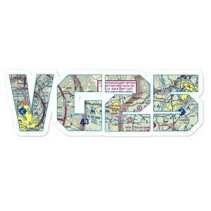 Robinson Airport (VG25) VFR Sectional Sticker
