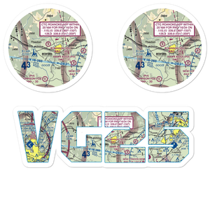 Robinson Airport (VG25) VFR Sectional Sticker Pack