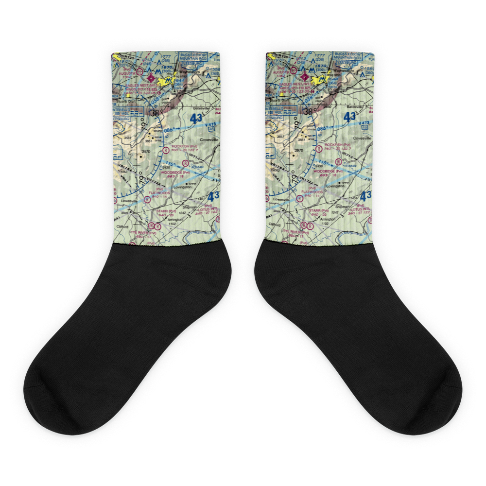 Rockfish Airport (VG22) VFR Sectional Socks 