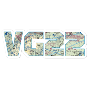 Rockfish Airport (VG22) VFR Sectional Sticker