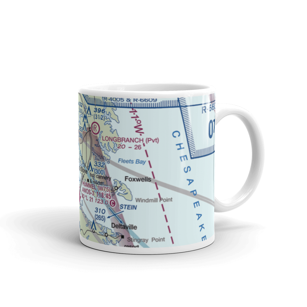 Irvington Marina Seaplane Base (VG21) VFR Sectional  Mug 