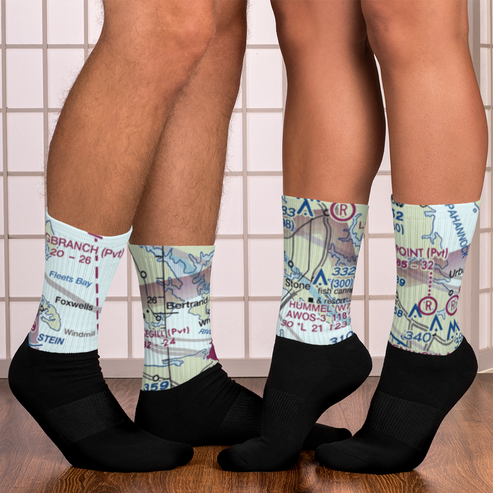 Irvington Marina Seaplane Base (VG21) VFR Sectional Socks 