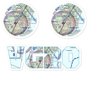 Onley Airport (VG20) VFR Sectional Sticker Pack