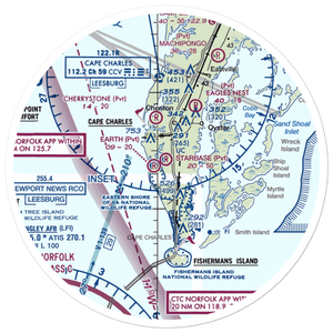 Starbase Airport (VG09) VFR Sectional Sticker (30 mile)
