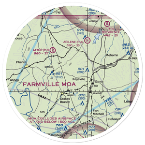 Eureka Airport (VG01) VFR Sectional Sticker (30 mile)