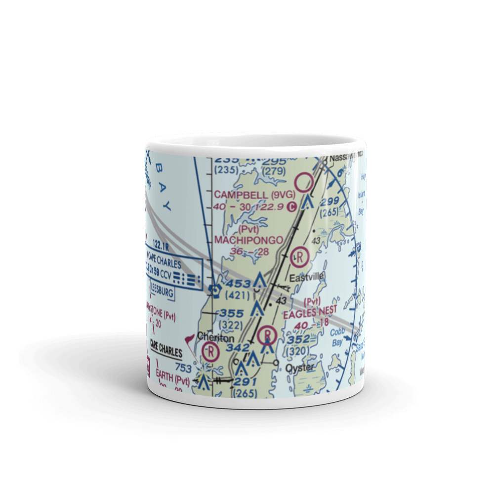 Mears Field (VG00) VFR Sectional  Mug 