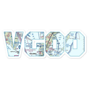 Mears Field (VG00) VFR Sectional Sticker