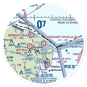 Federhart-Ophelia STOLport (VA99) VFR Sectional Sticker (20 mile)