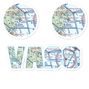 Reedville Airport (VA98) VFR Sectional Sticker Pack