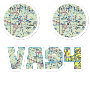 Plainview Airport (VA94) VFR Sectional Sticker Pack