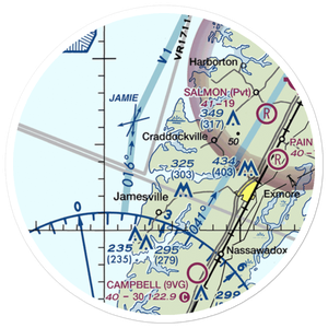 Chance Airport (VA89) VFR Sectional Sticker (20 mile)