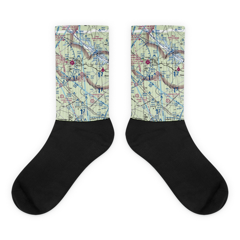 Cub Field (VA81) VFR Sectional Socks 
