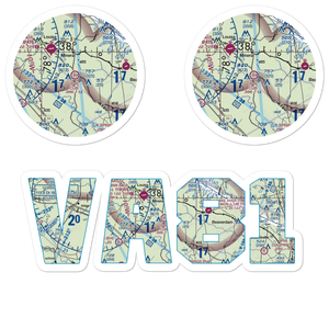 Cub Field (VA81) VFR Sectional Sticker Pack