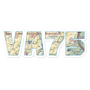 Smith Field (VA75) VFR Sectional Sticker
