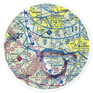 Aden Field (VA71) VFR Sectional Sticker (30 mile)