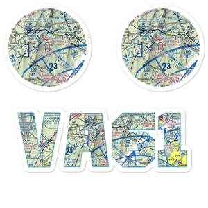Lovettsville Airfield (VA61) VFR Sectional Sticker Pack
