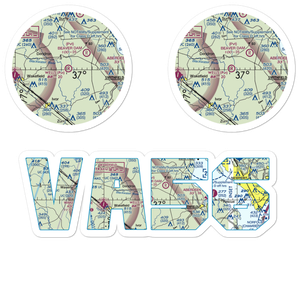 Wells Airport (VA56) VFR Sectional Sticker Pack