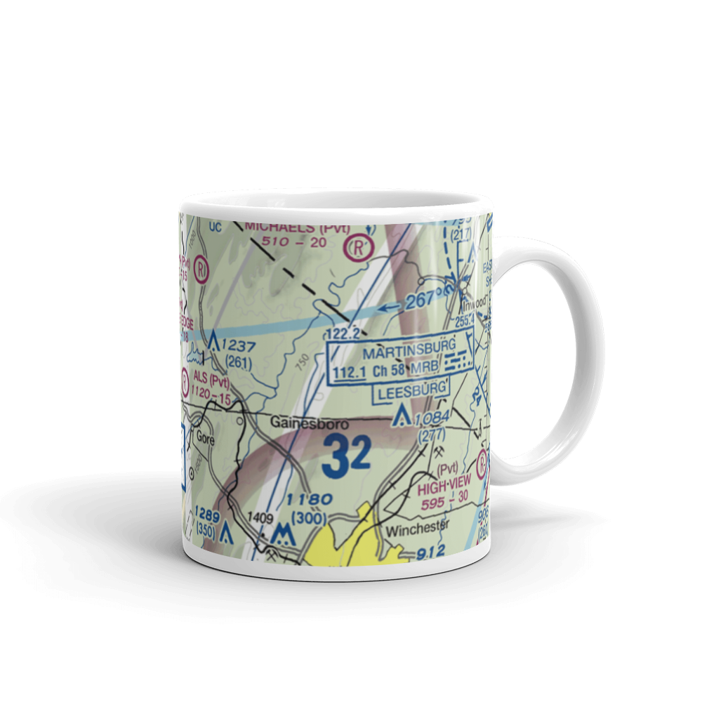 Timber Ridge Airpark (VA46) VFR Sectional  Mug 