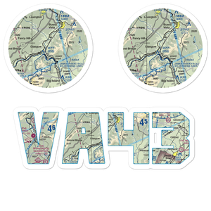 Balcony Downs Airstrip (VA43) VFR Sectional Sticker Pack