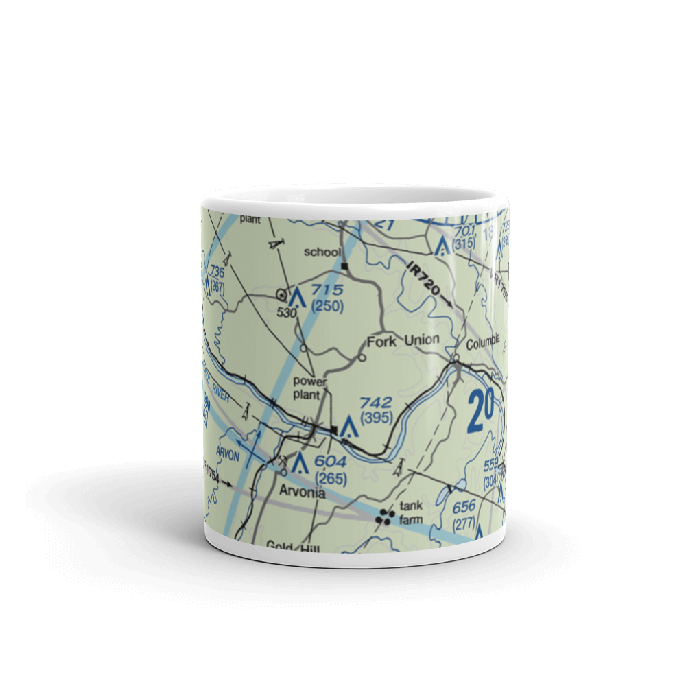 F. U. M. A. Airport (VA36) VFR Sectional  Mug 