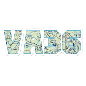 F. U. M. A. Airport (VA36) VFR Sectional Sticker