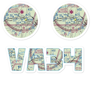 Big Buffalo Airstrip (VA34) VFR Sectional Sticker Pack