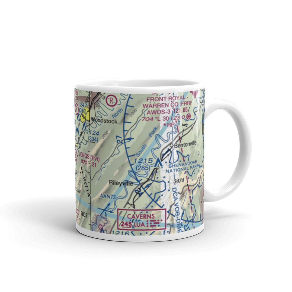 Longs Airport (VA32) VFR Sectional  Mug 
