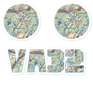 Longs Airport (VA32) VFR Sectional Sticker Pack