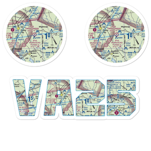 Twin Towers Airport (VA25) VFR Sectional Sticker Pack