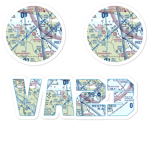 Sanford Field (VA23) VFR Sectional Sticker Pack