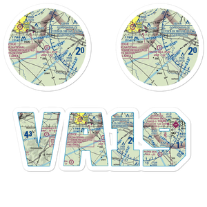 Snow Hill Airport (VA19) VFR Sectional Sticker Pack