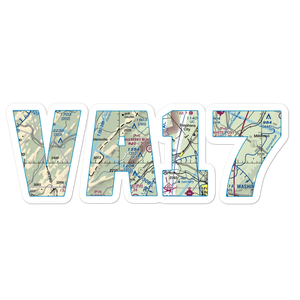 Mulberry Run Airport (VA17) VFR Sectional Sticker