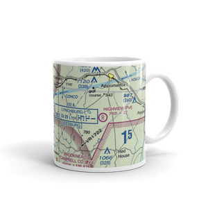 Breezy Knoll Airport (VA13) VFR Sectional  Mug