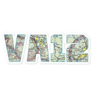 Gravely Airport (VA12) VFR Sectional Sticker